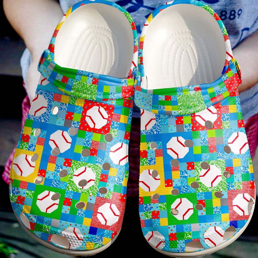 Baseball Colorfull Clog Lovers