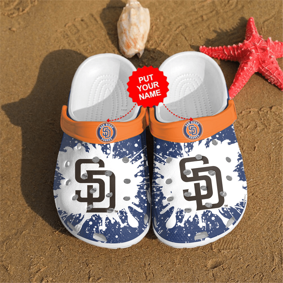 Baseball Crocs - Sd Padres Clog Shoes For Baseball Fans Men and Women.png