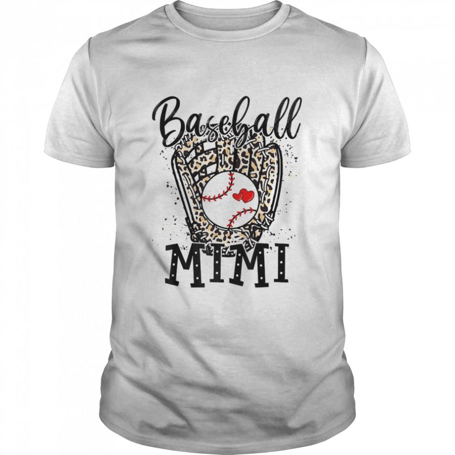 Baseball Mimi Leopard Game Day Baseball Lover Mothers Day T-Shirt, Tshirt, Hoodie, Sweatshirt, Long Sleeve, Youth, Personalized shirt, funny shirts