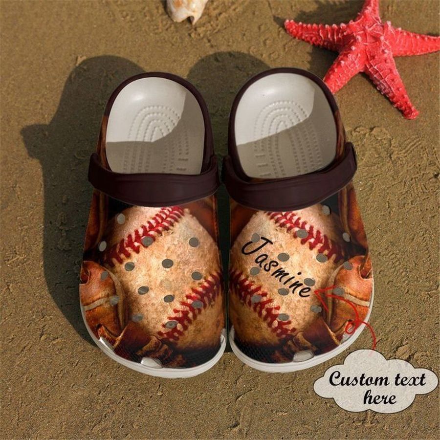 Baseball Personalized Retro Sku 176 Crocs Clog Shoes