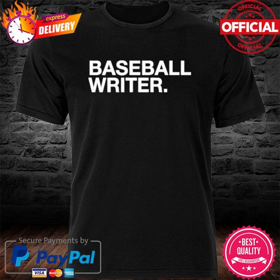 Baseball Writer Shirt