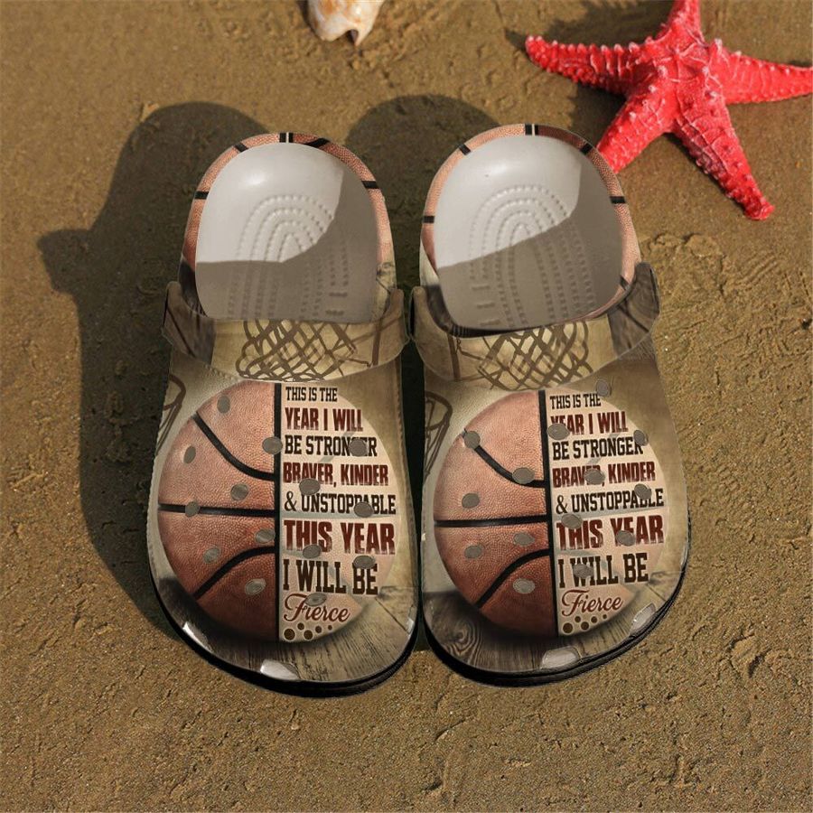 Basketball Personalized Clog Custom Crocs Comfortablefashion Style Comfortable For Women Men Kid Print 3D This Is The Year Basketball