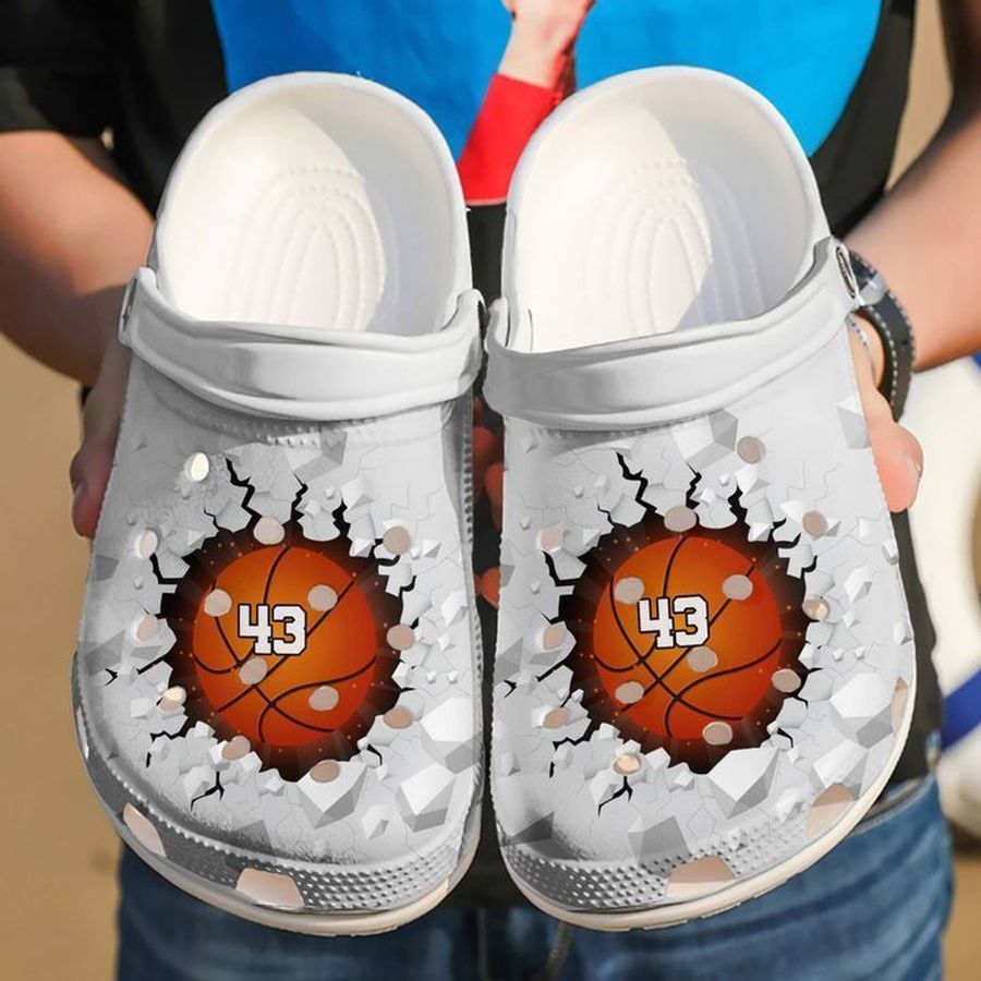 Basketball Personalized Crack Sku 193 Crocs Clog Shoes
