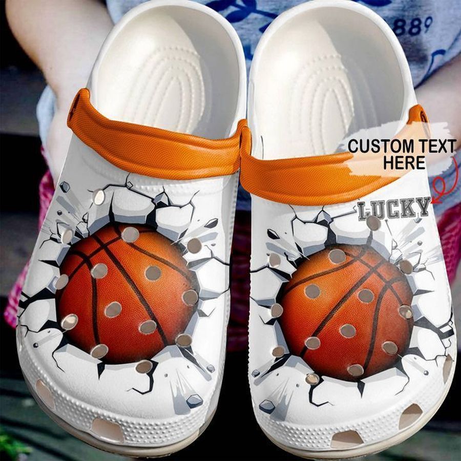 Basketball Personalized Crack Sku 195 Crocs Clog Shoes