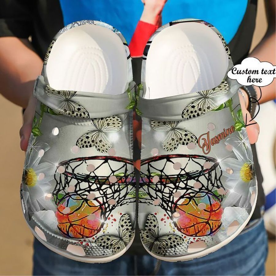 Basketball Personalized Daisy Sku 233 Crocs Clog Shoes