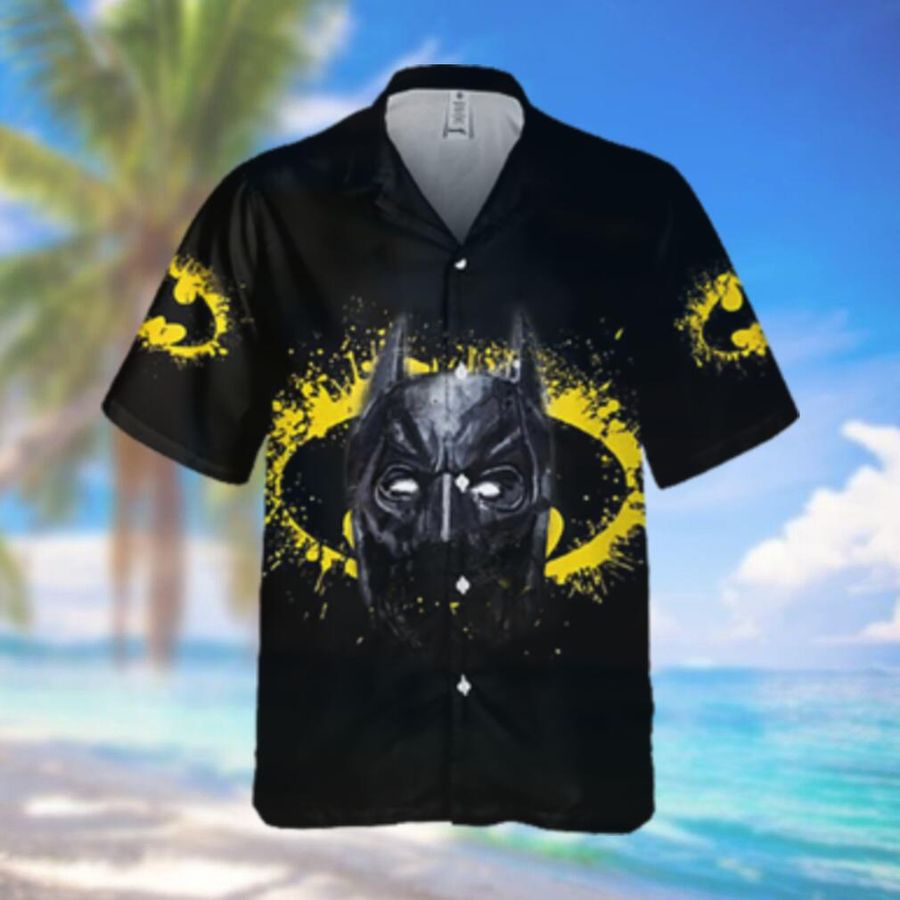 Batman Logo Face Hawaiian Hawaiian Shirt