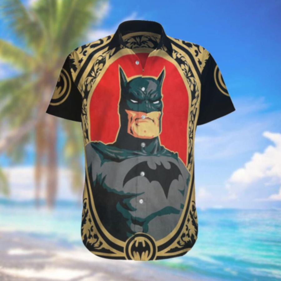 Batman Painting Portrait Hawaiian Shirt