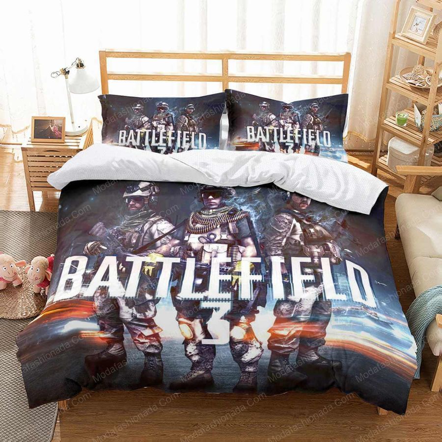 Battlefield Game 1 Bedding Set – Duvet Cover – 3D New Luxury – Twin Full Queen King Size Comforter Cover