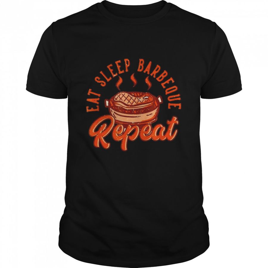 Bbq Grilling Eat Sleep Repeat Vintage Grillmeister T-Shirt, Tshirt, Hoodie, Sweatshirt, Long Sleeve, Youth, Personalized shirt, funny shirts