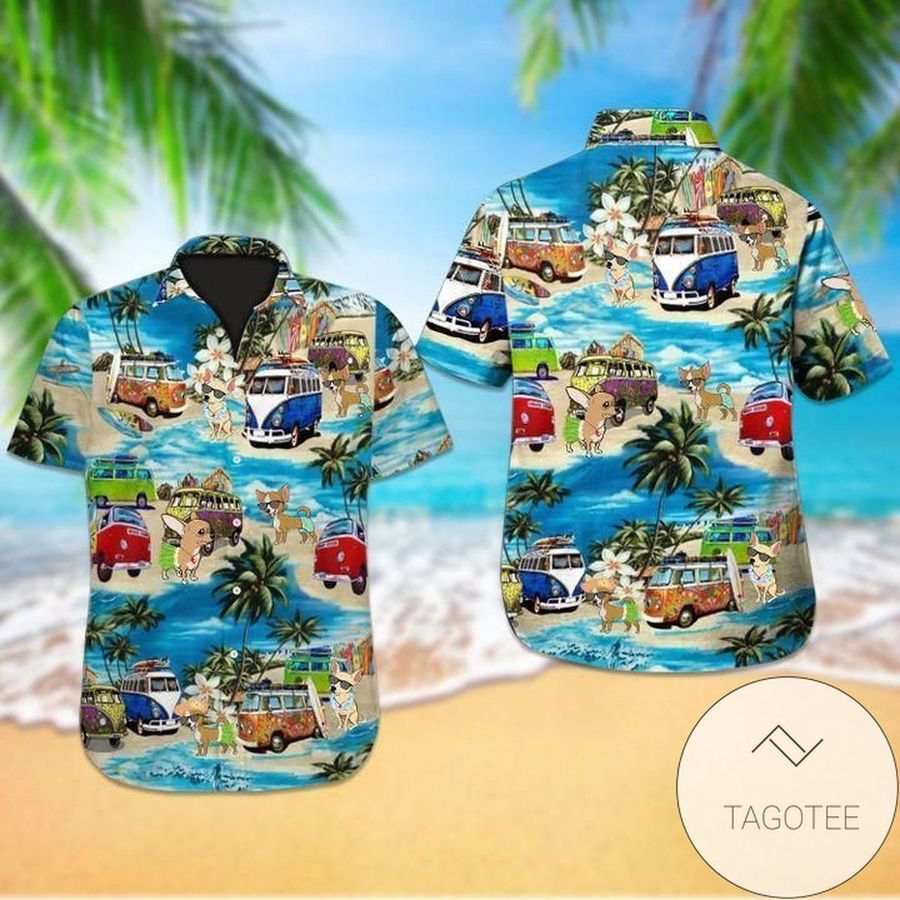 Beach Hawaii Chihuahua Dog Authentic Hawaiian Shirt 2022