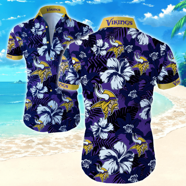 Beach Shirt Minnesota Vikings Hawaiian Shirt