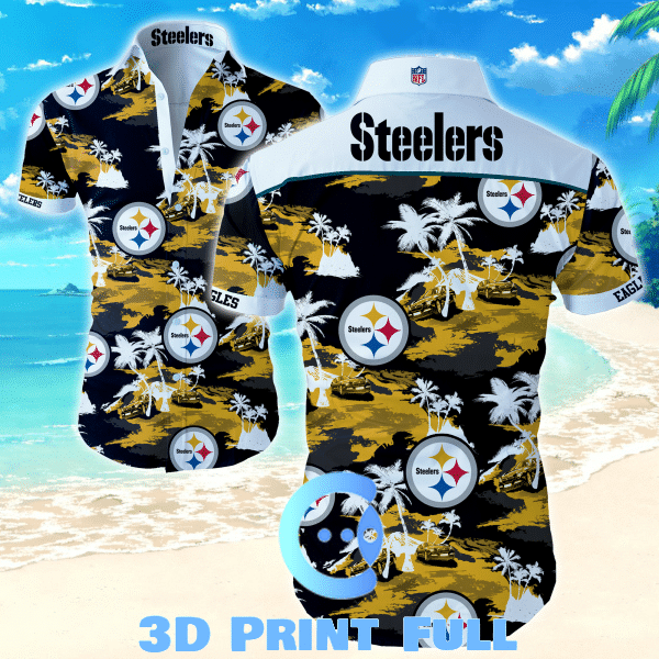 Beach Shirt Pittsburgh Steelers Hawaiian Shirt Summer Button Up For Fans