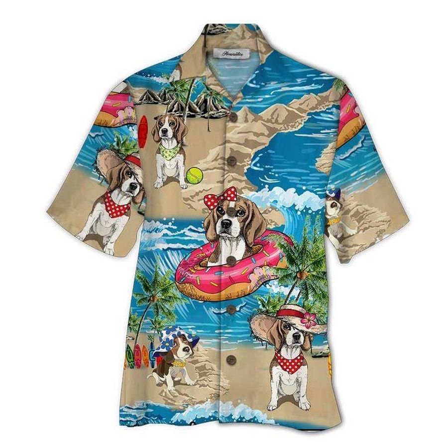 Beagle Hawaiian Shirt Pre10263, Hawaiian shirt, beach shorts, One-Piece Swimsuit, Polo shirt, funny shirts, gift shirts, Graphic Tee