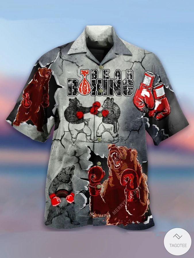 Bear Boxing Hawaiian Shirt