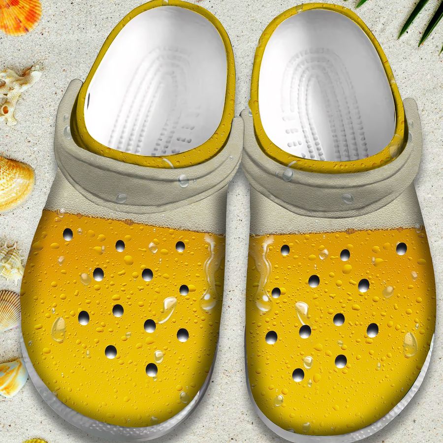 Beer Shoes - Funny Crocs Crocbland Clog Gift For Woman Man Boy Son Friend