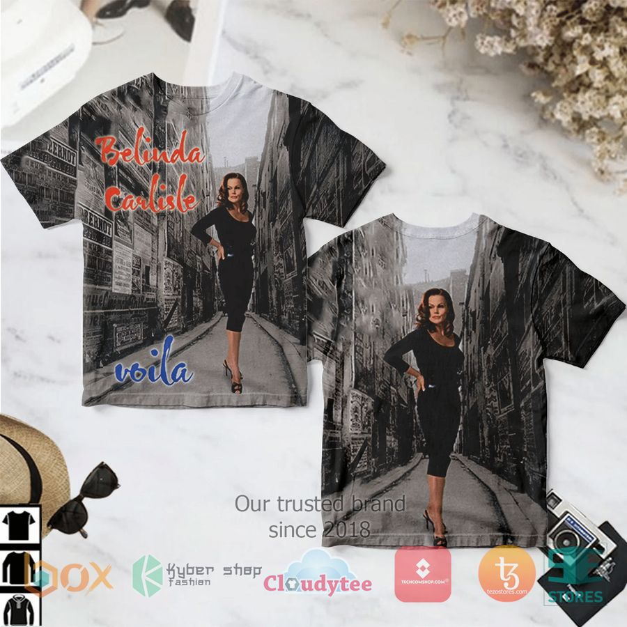 Belinda Carlisle-Voila Album 3D Shirt – LIMITED EDITION