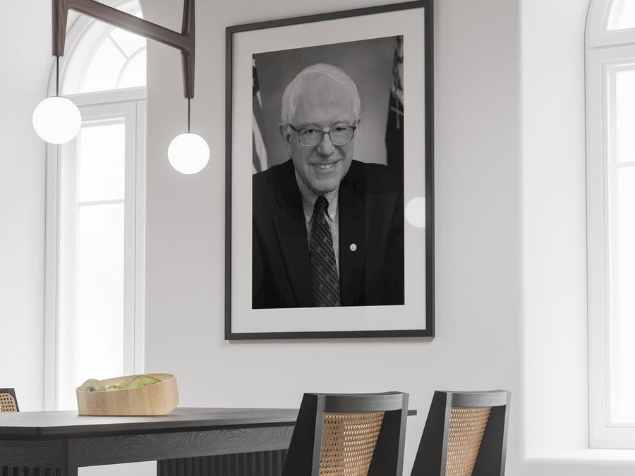 Bernie Sanders Poster, Black And White, Bernie Sanders Print, Political Poster, Diversity, Power To The People, Classroom Decor, Wall Art