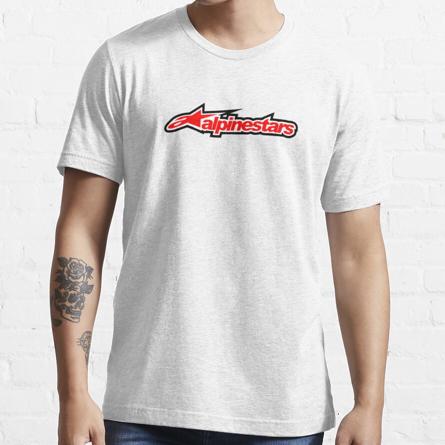 best of black-alpinestars-white n red logo Essential T-Shirt