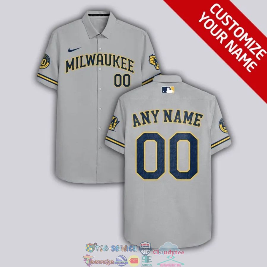 Best Selling Milwaukee Brewers MLB Personalized Hawaiian Shirt – Saleoff