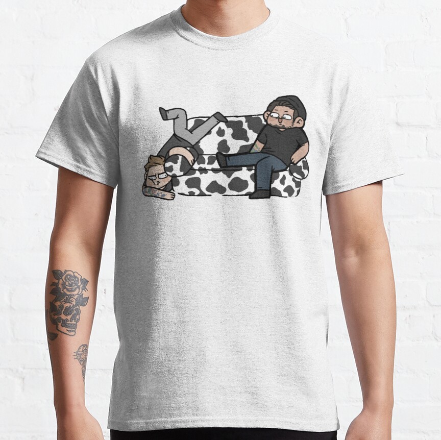 Best The Updated Days Cow Chop - Cow Chop Logo Funny   Classic T-Shirt