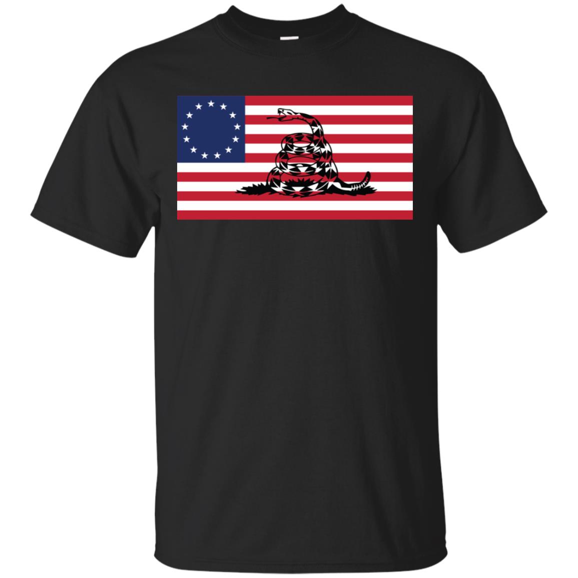 Betsy Ross and Gadsden Snake Flag Shirt