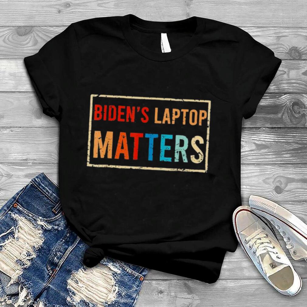 Biden’s Laptop Matters Anti Democrat Pro Trump 2024 T Shirt