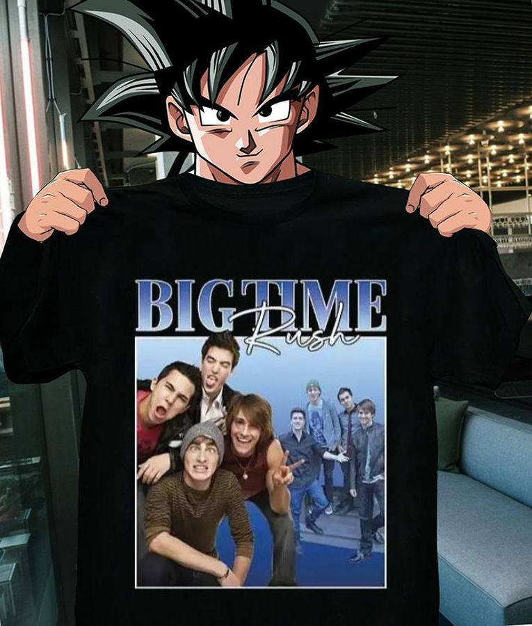 Big Time Rush Retro Vintage Logo And Members Shirt