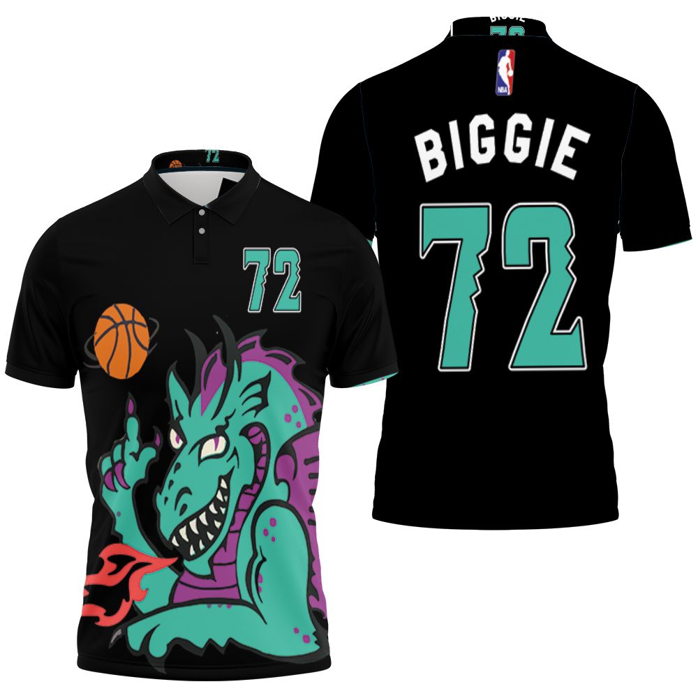 Biggie 72 Nba Basketball Team Logo Brooklyn Nets Polo Shirt
