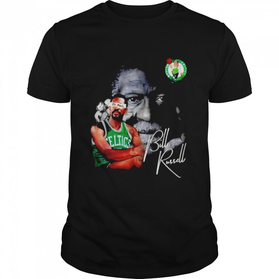 Bill Russell Rest In Peace Signature T-Shirt