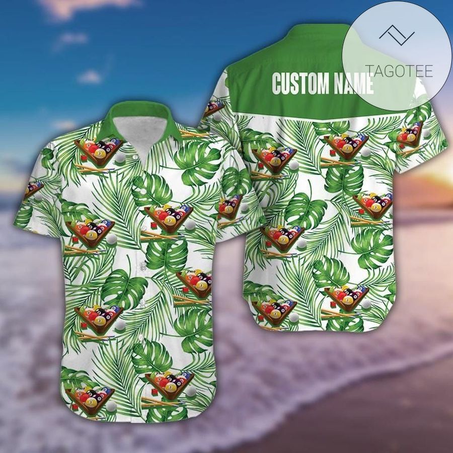 Billiard Tropical Green Unisex Authentic Hawaiian Shirt 2022s 260421h