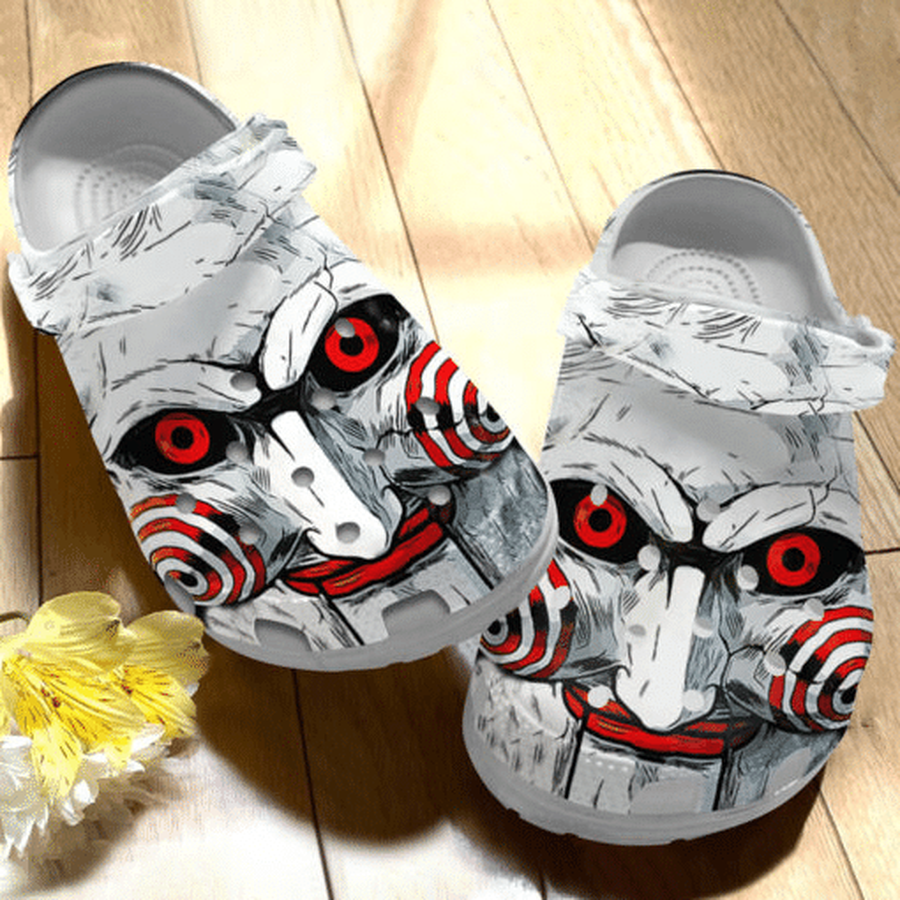 Billy Mask Saw Crocs Classic A124 Gift For  Lover Rubber Crocs Crocband Clogs, Comfy Footwear.png