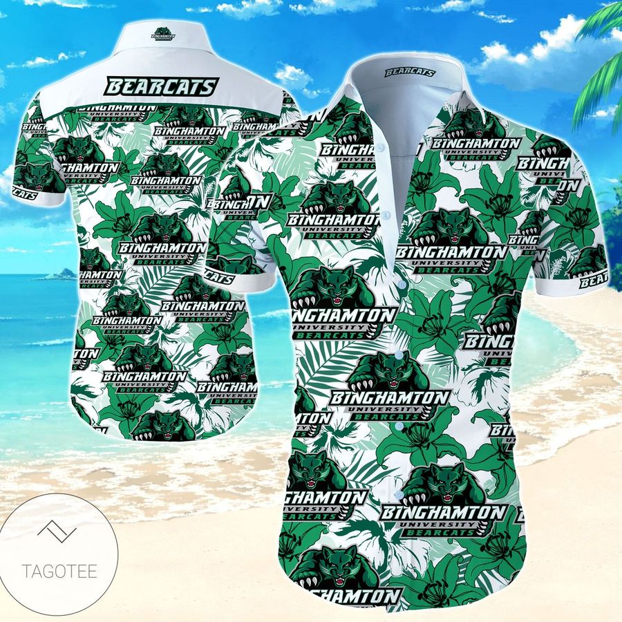 Binghamton Bearcats Hawaiian Shirt