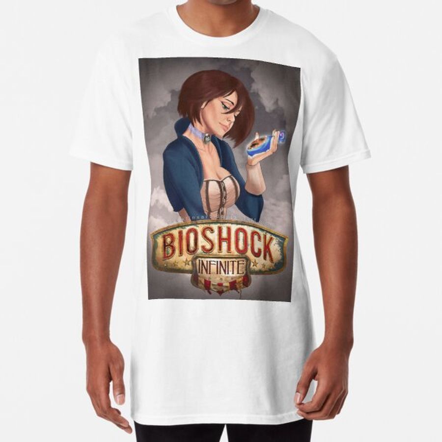 Bioshock Infinite Game Cover Poster  Long T-Shirt