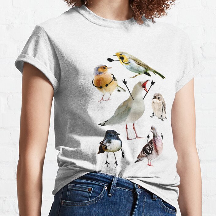 Birds With Arms Classic T-Shirt