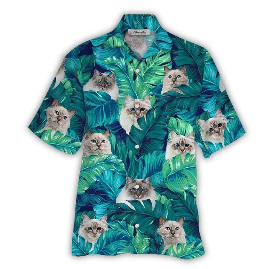 Birman Cat Hawaiian Shirt Pre10234, Hawaiian shirt, beach shorts, One-Piece Swimsuit, Polo shirt, funny shirts, gift shirts, Graphic Tee