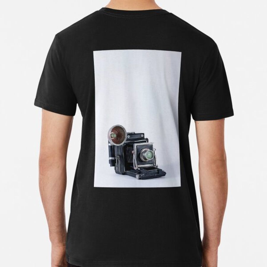 Black Folding Camera Premium T-Shirt