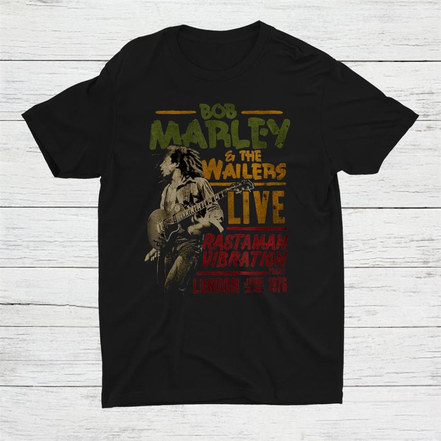 Bob Marley Btrtw The Wailers Live Shirt