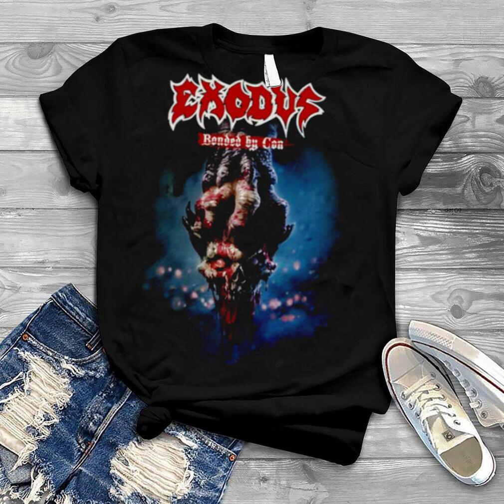 Bonded By Con Exodus Rock Band shirt
