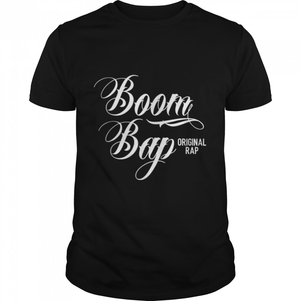 Boom Bap Original Rap Hip Hop Old School DJ MC T Shirt B07P35N8SN