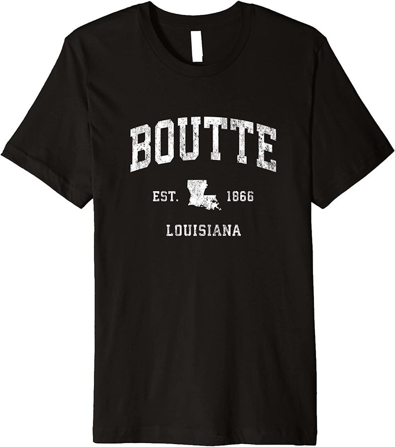 Boutte Louisiana LA Vintage Athletic Sports Design Premium