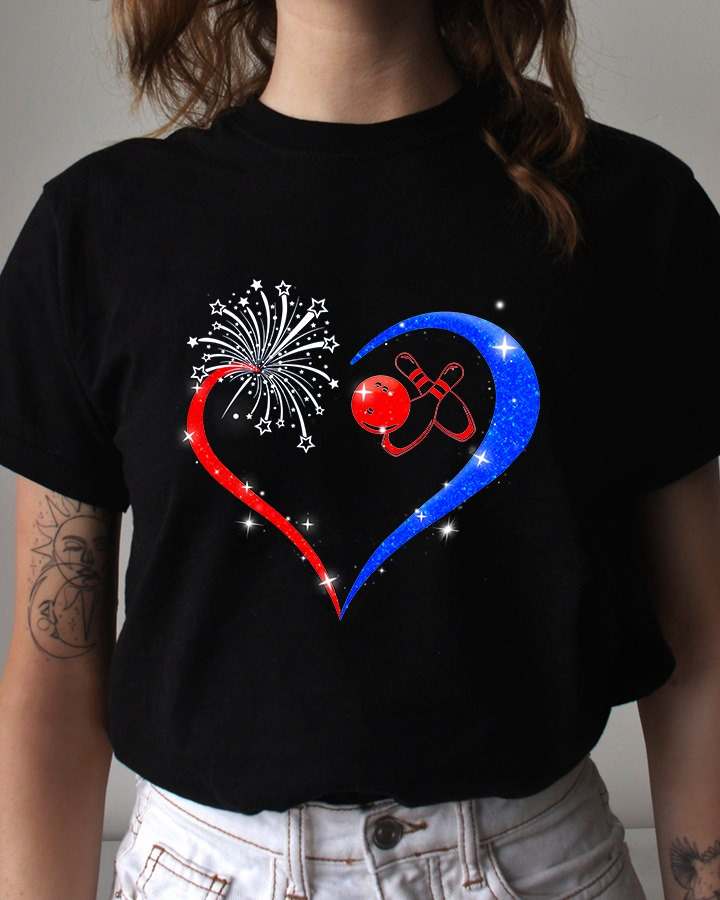Bowling Heart, Firework Heart, 4th of July