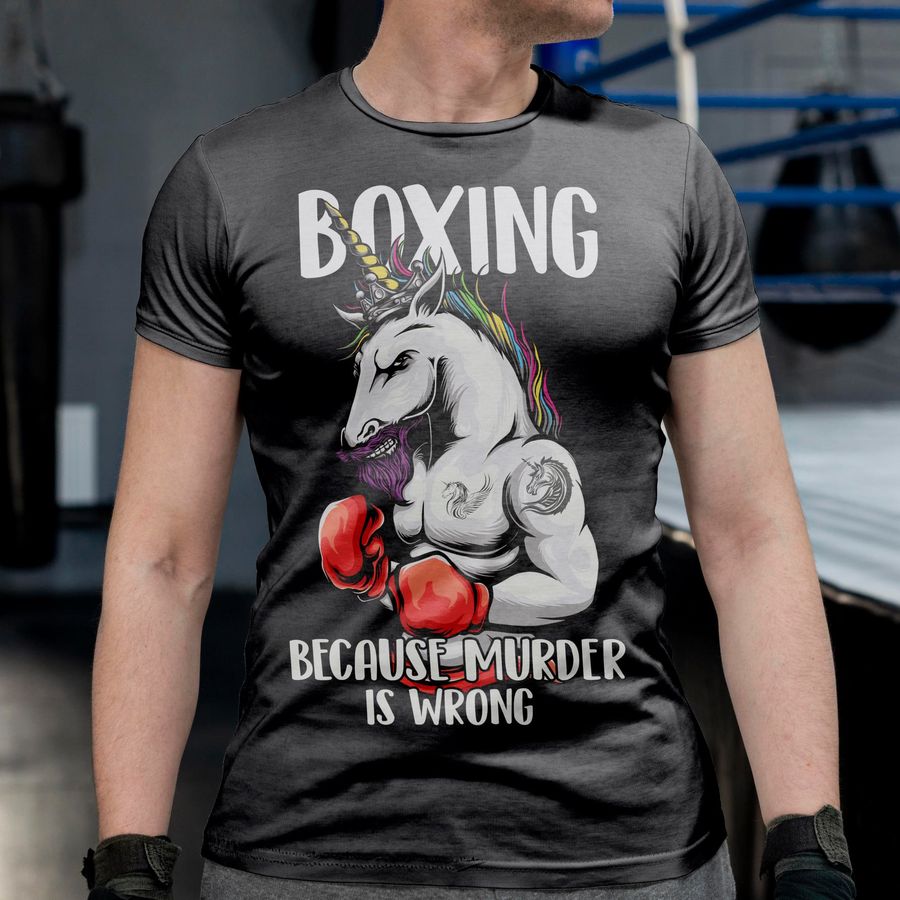 Boxing because murder is wrong – Unicorn boxing