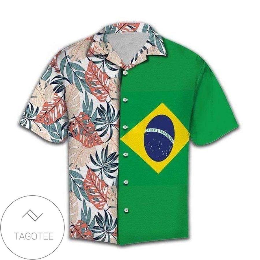 Brazil Lover Tropical Hawaiian Aloha Shirts H
