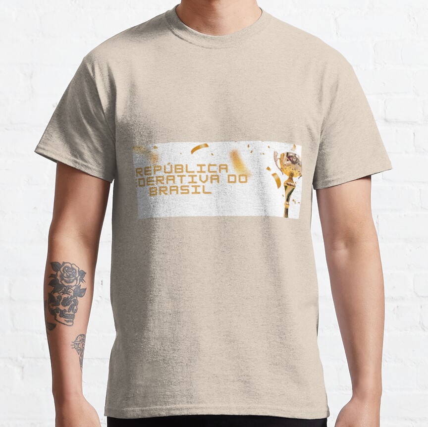 Brazil Winners and Football - Art for World Cup 2022  Classic T-Shirt