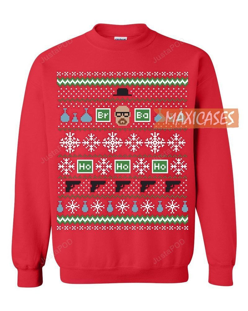 Breaking Bad Heisenberg Ugly Christmas Sweater Ugly Sweater Christmas Sweaters