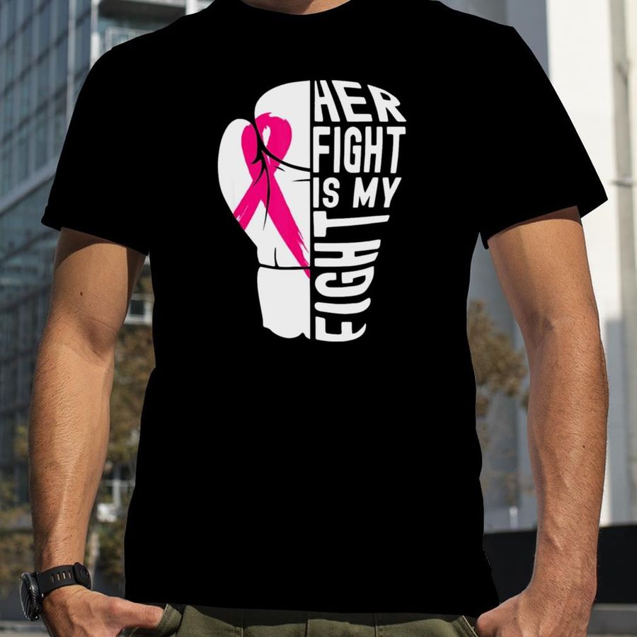 Breast Cancer Awareness Husband Support Squad T Shirt