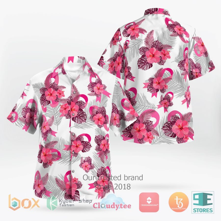 Breast Cancer Awareness Tropical Hawaiian Shirt – LIMITED EDITION