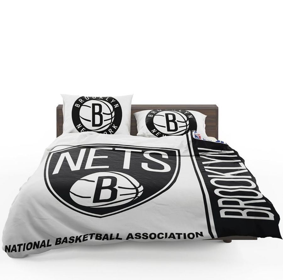 Brooklyn Nets Custom Bedding Sets Basketball Team Cover Set A
