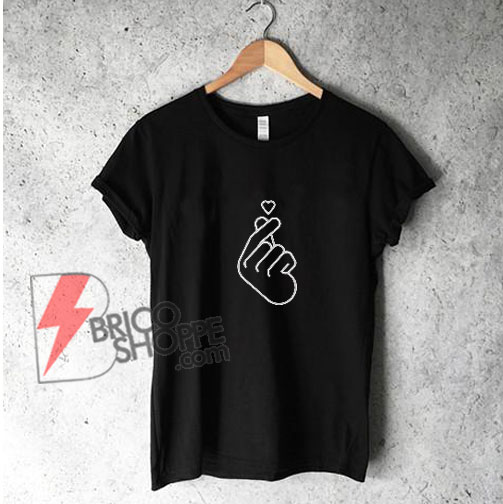 BTS shirt Korean love symbol kpop T-Shirt – Funny’s Shirt On Sale