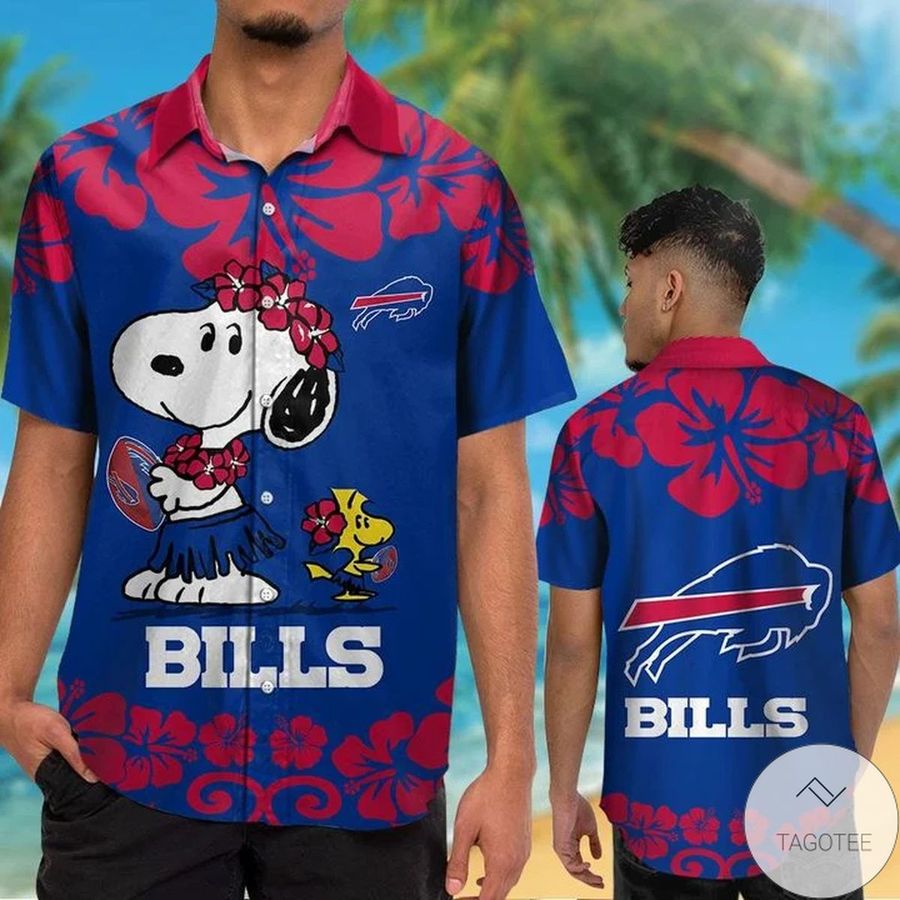 Buffalo Bills 038; Snoopy Hawaiian Shirt